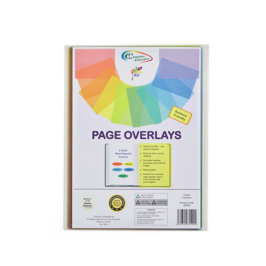 Colored overlays can help reduce visual difficulties in reading