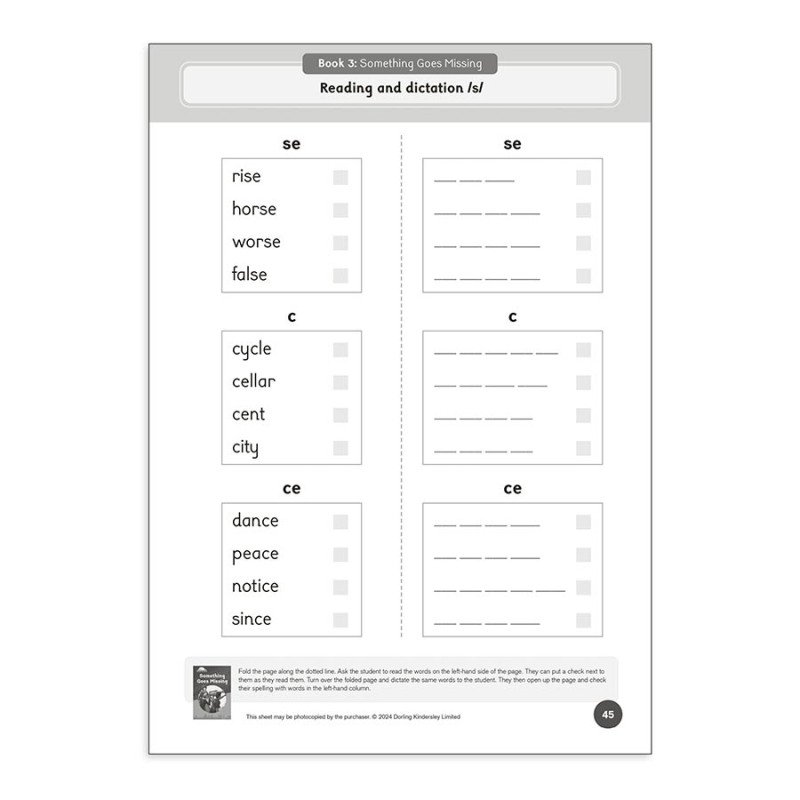 Reading and dictation