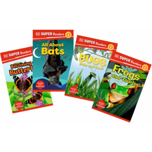 Super Readers L1 set - Insects, bats, frogs and toads