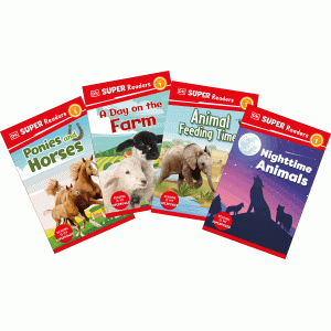 Super Readers L1 set - Land Animals 